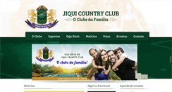 Desktop Screenshot of jiquicountryclub.com.br